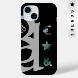RICH iPhone Cases Trend Abstract Zwart Wit Groen