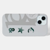 RICH iPhone Cases Trend Abstract Zwart Wit Groen (Achterkant (horizontaal))