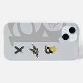 RICH iPhone Cases Trend Abstracte Kunst Zwart Wit (Achterkant (horizontaal))