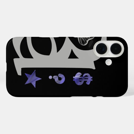 RICH iPhone Cases Trend Abstracte Lavendel Violet (Achterkant (horizontaal))