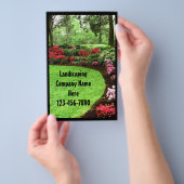 Rich Landscape Lawn Care Business Flyer (Hand)