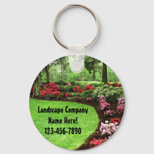 Rich Landscape Lawn Care Business Sleutelhanger
