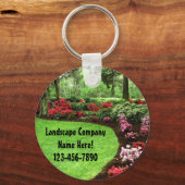 Rich Landscape Lawn Care Business Sleutelhanger (Voorkant)