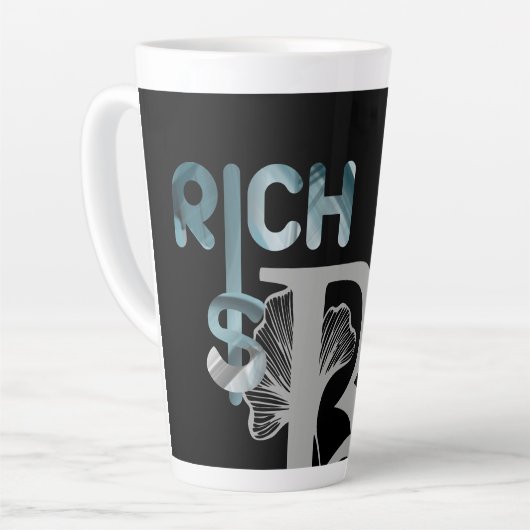 RICH Latte Mok Abstract interieur Blue Ocean (Linkerhoek)