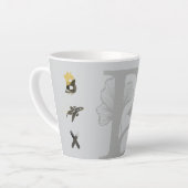 RICH Latte Mok Abstracte Trend Interieur Decor Zwa (Linkerhoek)