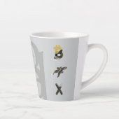 RICH Latte Mok Abstracte Trend Interieur Decor Zwa (Rechts)