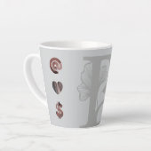 RICH Latte Mok Abstracte Trend Interieur Decor Zwa (Linkerhoek)