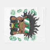 Rich Love Clothing - Draag uw waarde Fleece Deken (Voorkant (Horizontaal))