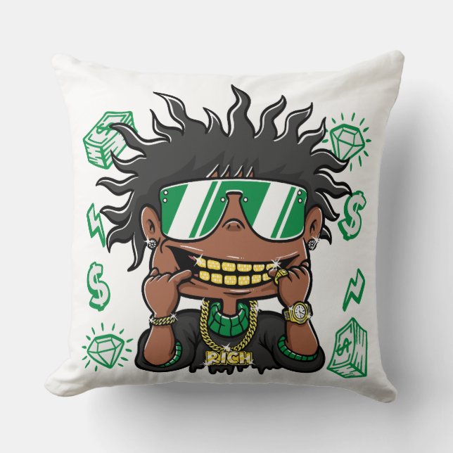 Rich Love Clothing Kussen (Voorkant)