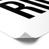 Rich Money Quote Posters Succes zwart-wit (Hoek)