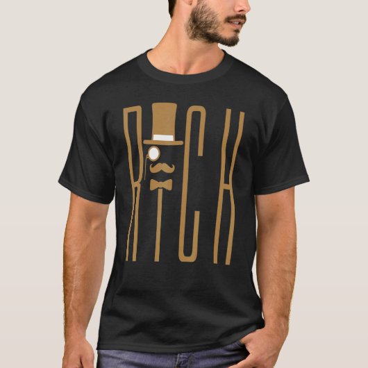 Rich Monocle Top Hat Sir (Voorkant)