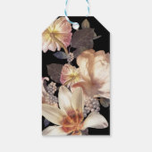 Rich Moody Floral Wedding Dank u Cadeaulabel (Achterkant)
