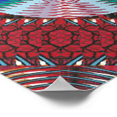 RICH Oriental ART: Sparkle CHAKRA in Silken Fabric Poster (Hoek)