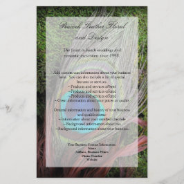 Rich Peacock Feather met Green Moss Flyer