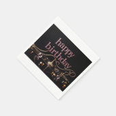 Rich Pink Blush luxe elegante extravagant Servet (Hoek)