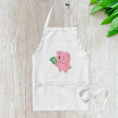 Rich Pink Pig Standaard Schort