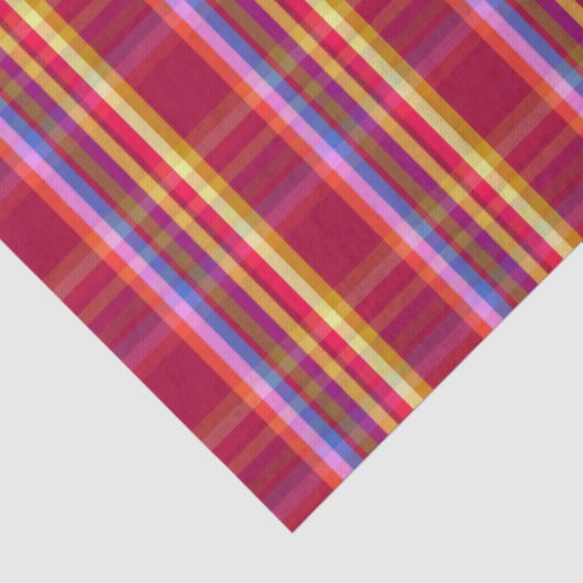 Rich Plaid RC Tissuepapier (Detail)