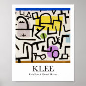 Rich Port A Travel Afbeelding van Paul Klee 2 Poster (Voorkant)