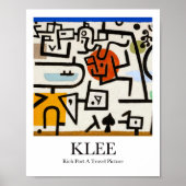 Rich Port A Travel Afbeelding van Paul Klee Poster (Voorkant)