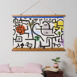 Rich Port (een reis afbeelding, 1938) door Paul Kl Hangend Wandkleed