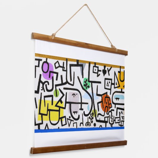 Rich Port, Paul Klee Hangend Wandkleed (Gebogen)