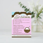 Rich Recipes DREAMY FRIED ICECREAM Briefkaart (Staand voorkant)