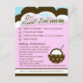 Rich Recipes DREAMY FRIED ICECREAM Briefkaart (Voorkant)