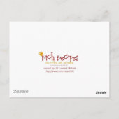 Rich Recipes - GOLDEN GEHOORD GRIEKS PASTA Briefkaart (Achterkant)