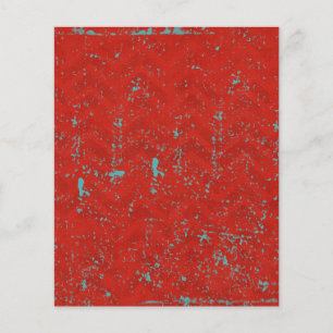 RICH RED AQUA BLUE SPLOTCHES WALLPAPERS SJABLONEN FLYER