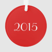 Rich Red Checkered Gymnastics met Monogram Ornament (achterkant)