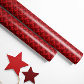Rich Red Damask Cadeaupapier
