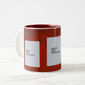 Rich Red Photo Mok Sjabloon (Voorkant links)