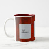 Rich Red Photo Mok Sjabloon (Links)