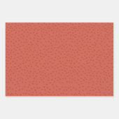 Rich Red Polka Dot Holiday Gift Wrap Inpakpapier Vel (Voorkant 2)