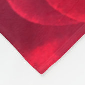 Rich Red Roses Fleece Deken (Hoek)