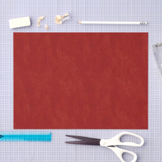 Rich Red Textured Tissuepapier (Craft)