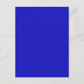 RICH ROYAL BLUE (vaste kleur) ~ Briefkaart (Voorkant)