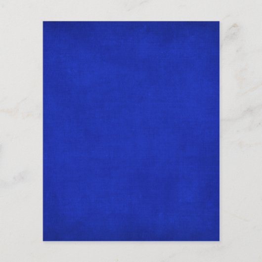 RICH ROYAL DEEP BLUE VELVET GRUNGE PAPIER CANVAS T FLYER (Voorkant)