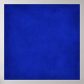 RICH ROYAL DEEP BLUE VELVET GRUNGE PAPIER CANVAS T POSTER (Voorkant)