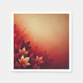 Rich Russet Maple Herfst Gradient Découpage Napkin Servet (Voorkant)