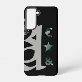 RICH Samsung Hoesjes Trend Abstract Groen Samsung Galaxy Hoesje