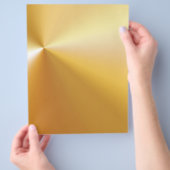 RICH SATIN SILK METALLIC GOLD ACHTERGROND DIGITAL FLYER (Hand)