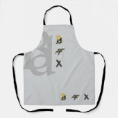 RICH Schort Abstracte Trend Interieur Decor Zwart (Voorkant)