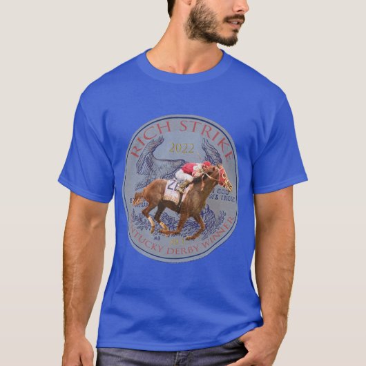 Rich Strike 2022 Kentucky Der T-shirt (Voorkant)