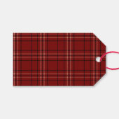 Rich Tartan Cadeaulabel (Voorkant (Horizontaal))