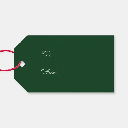 Rich Tartan Cadeaulabel (Achterkant Horizontaal)