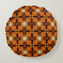 Rich Terracotta verbrand sinaasappel bruin patroon