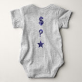 RICH Trend Abstracte Lavendel Violet Romper (Achterkant)