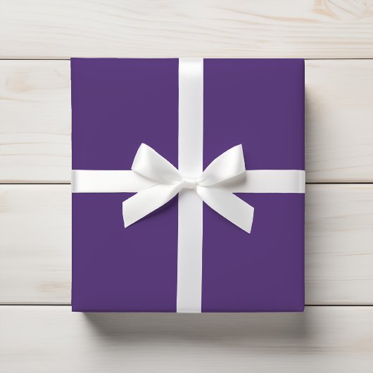 Rich Violet Amethyst Paarse effen kleur Cadeaupapier