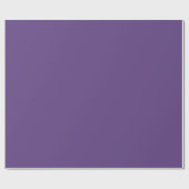 Rich Violet Amethyst Paarse effen kleur Cadeaupapier (Vlak)